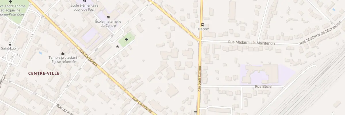 Plan du 35 Rue Sadi Carnot à Rambouillet