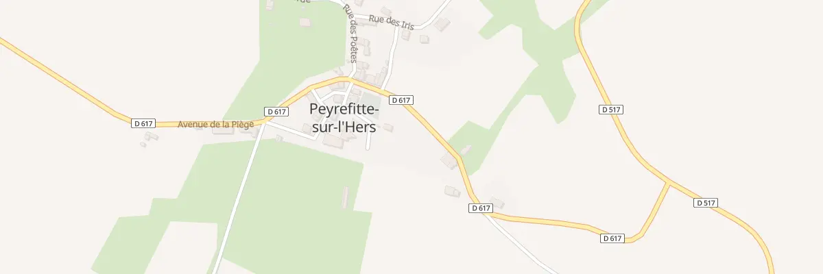 Plan du 9 Av de la Piège à Peyrefitte-sur-l’Hers