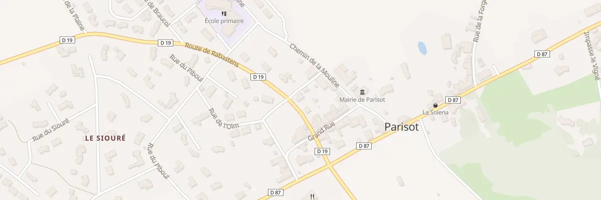 Plan du 4 Che de la Mothe à Parisot