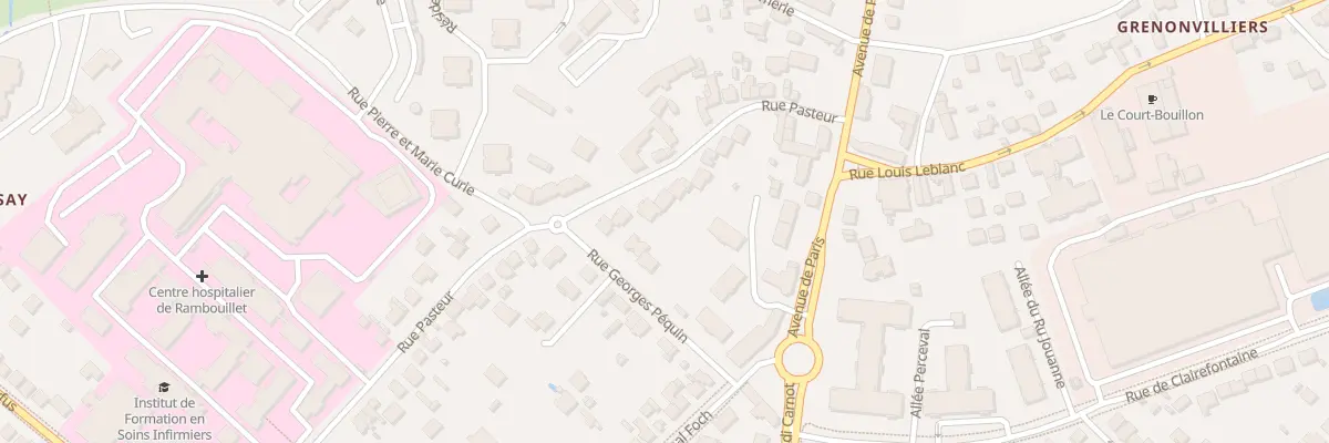 Plan du 56 Rue Pasteur à Rambouillet