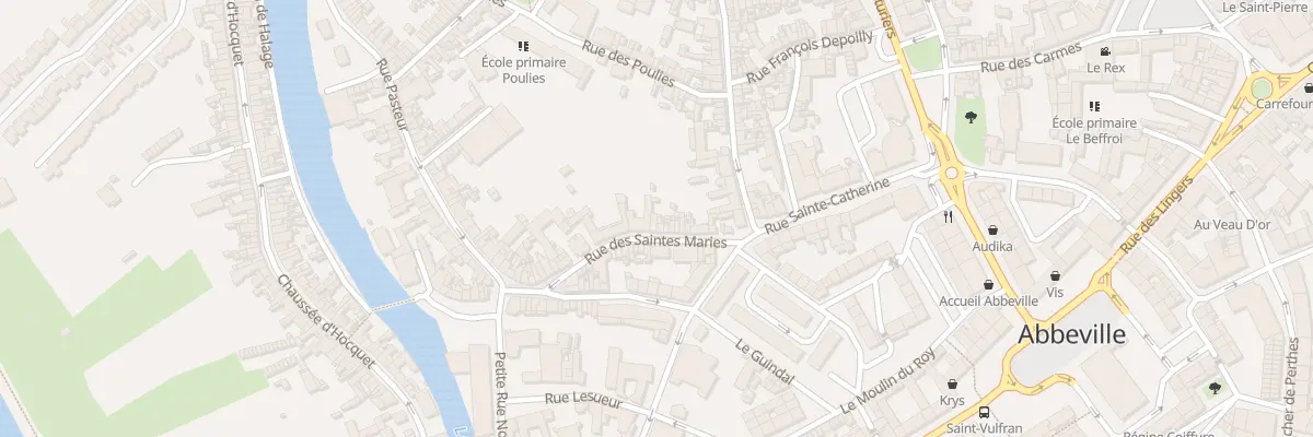 Plan du 26 Rue des Saintes Maries à Abbeville