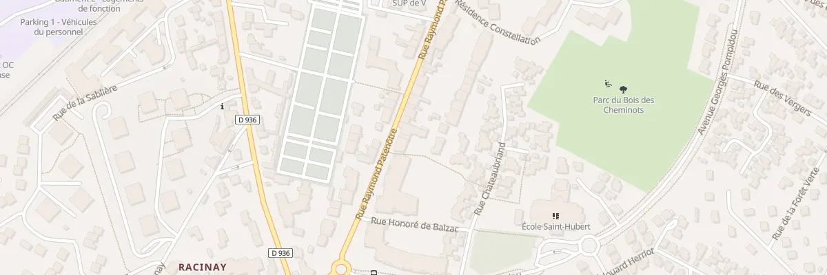 Plan du 75 Rue Raymond Patenôtre à Rambouillet