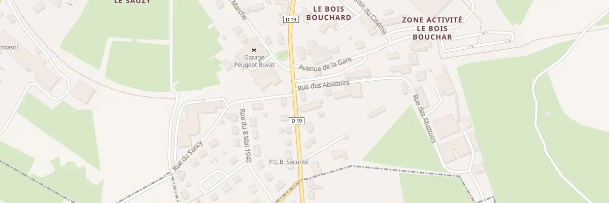 Plan du 5435 Rte de Bonnat à Aigurande
