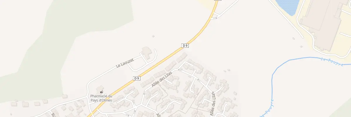 Plan du 4 All des Lilas à Villeneuve-d’Olmes