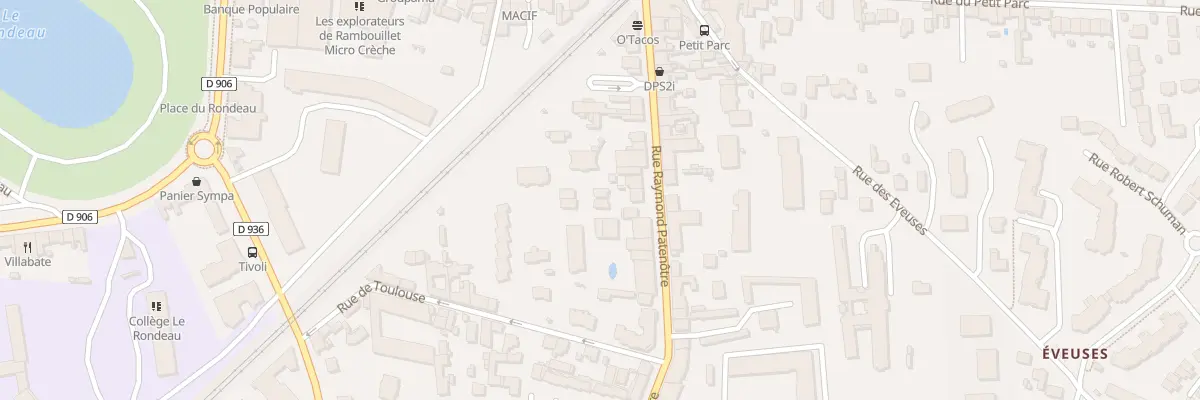 Plan du 28 Rue Raymond Patenôtre à Rambouillet