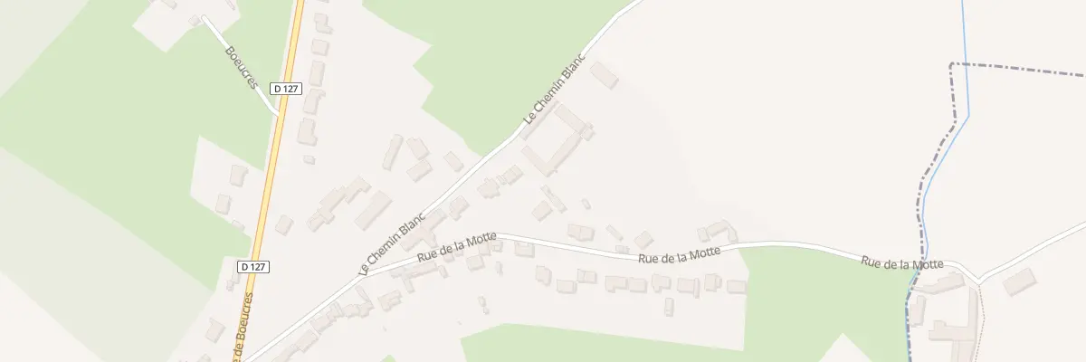 Plan du 288 Rue de la Motte à Fiennes
