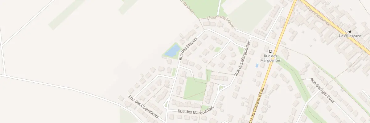 Plan du 18 Rue des Bleuets à Ingré