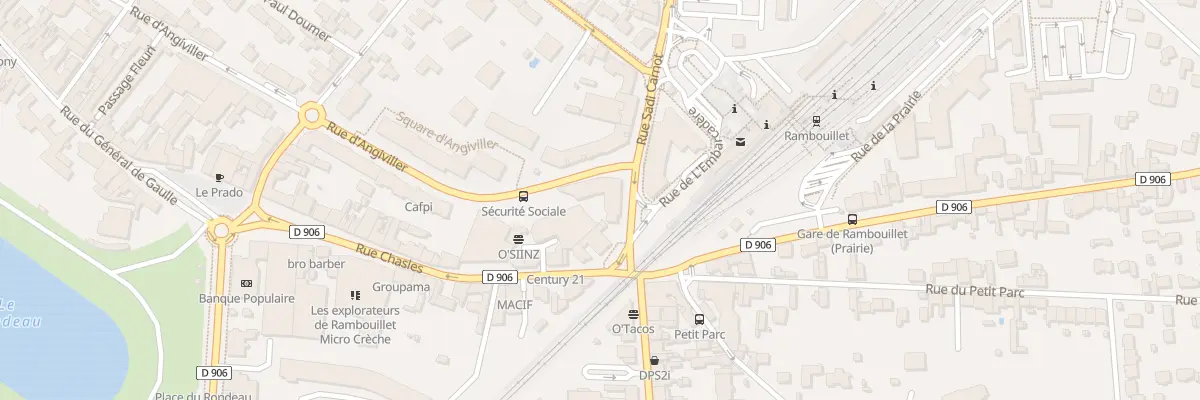 Plan du 3 Rue Sadi Carnot à Rambouillet