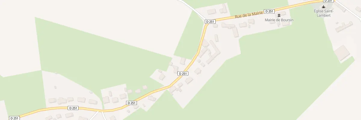 Plan du 100 Rue du Courtil A Cailloux à Boursin