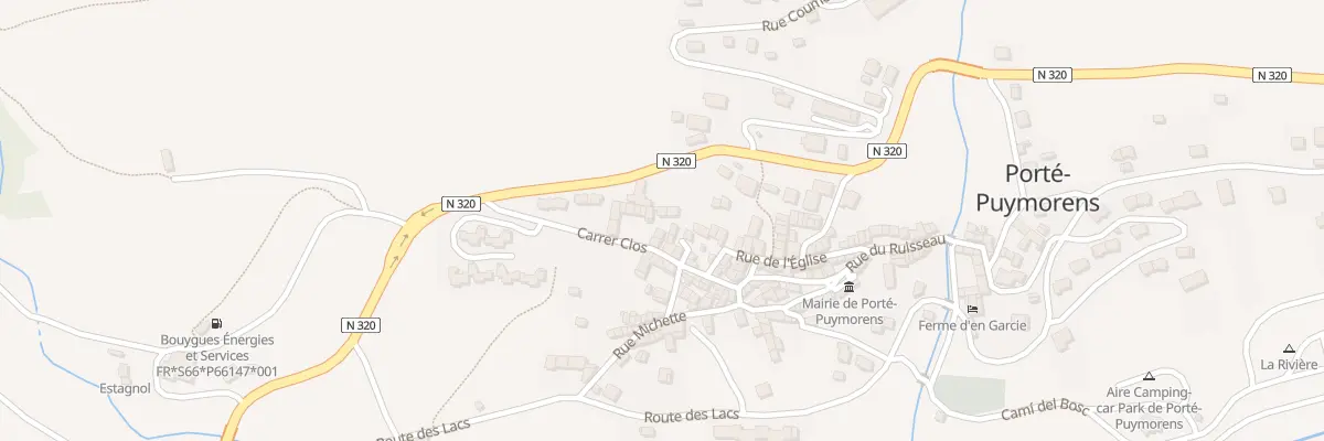 Plan du 215 Le Carre Clos à Porté-Puymorens