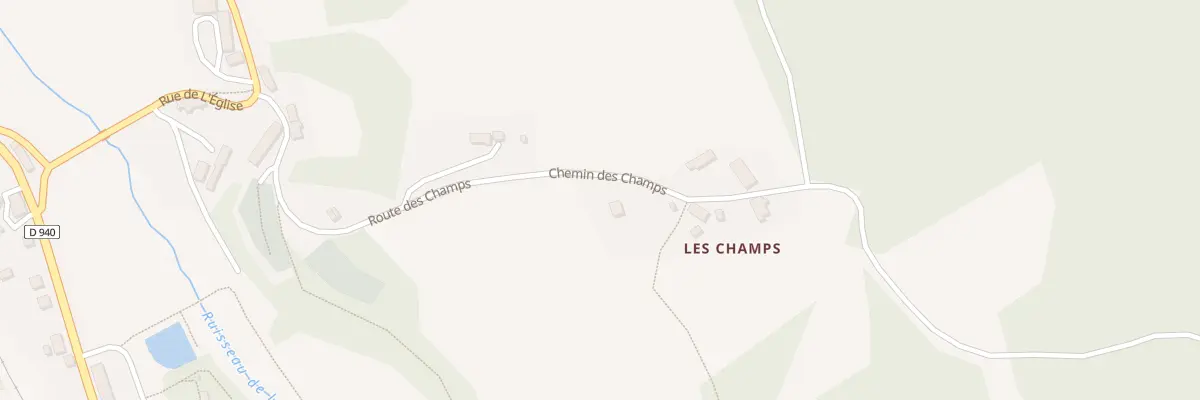 Plan du 5151 Aux Champs à Lacelle