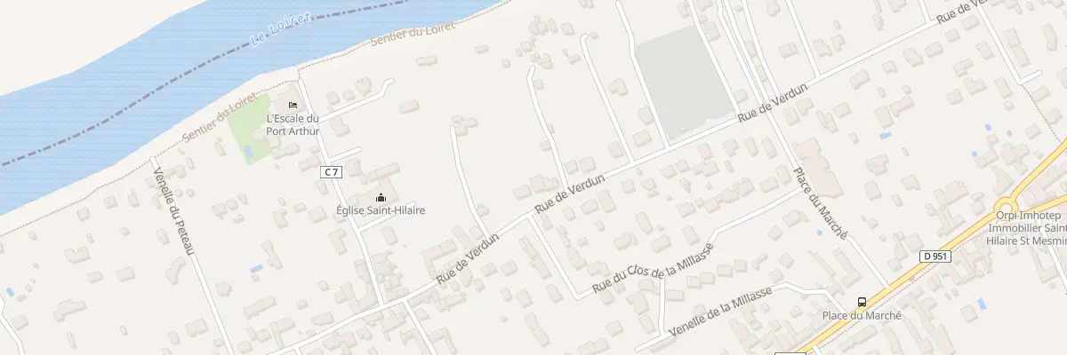 Plan du 650 Rue de Verdun à Saint-Hilaire-Saint-Mesmin