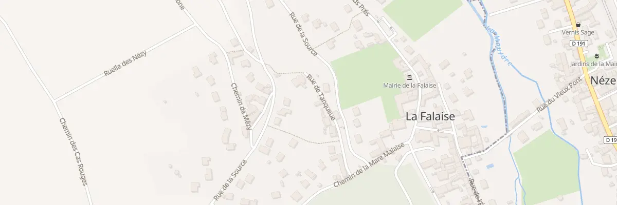 Plan du 12 Rue de Tanqueue à La Falaise