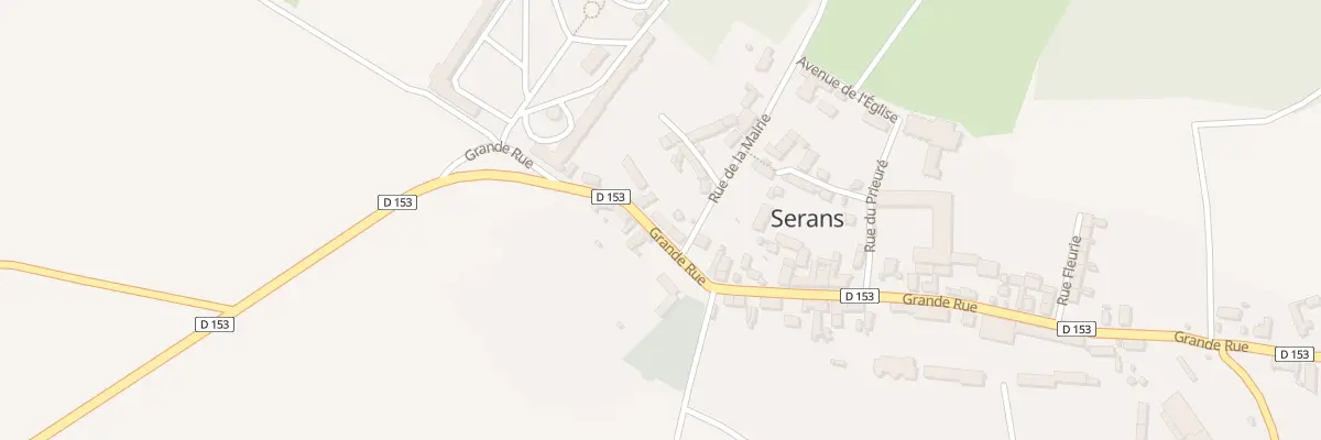Plan du 54 Gr Grande Rue à Serans