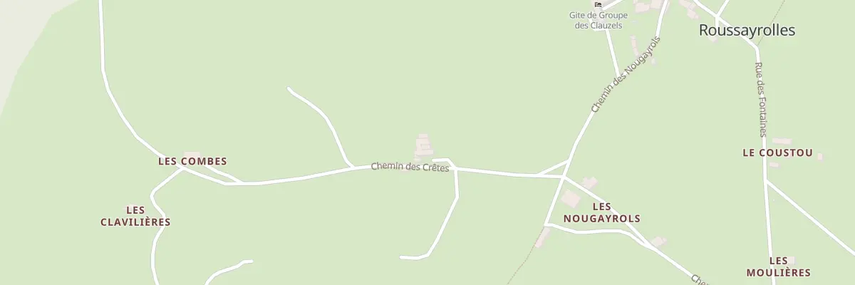 Plan du 470 Che des Crêtes à Roussayrolles
