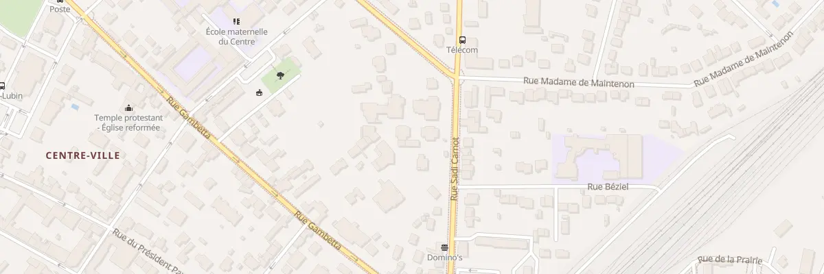 Plan du 33 Rue Sadi Carnot à Rambouillet