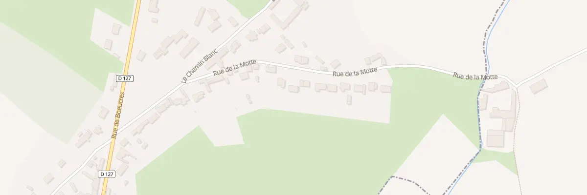 Plan du 299 Rue de la Motte à Fiennes
