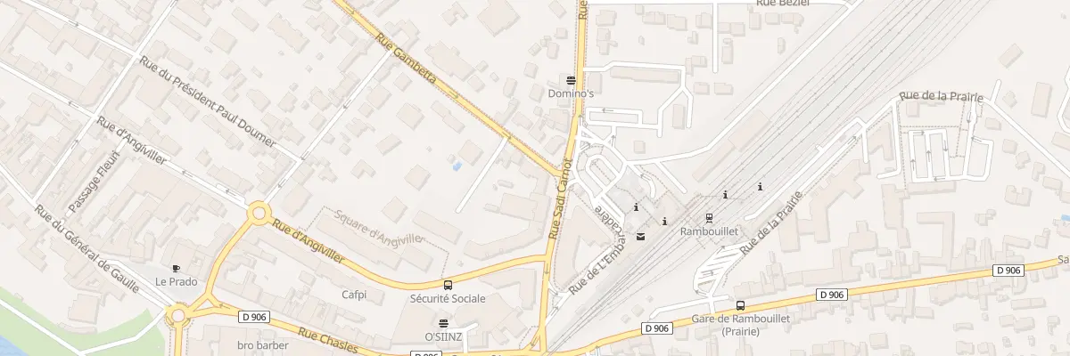 Plan du 1 Rue Gambetta à Rambouillet