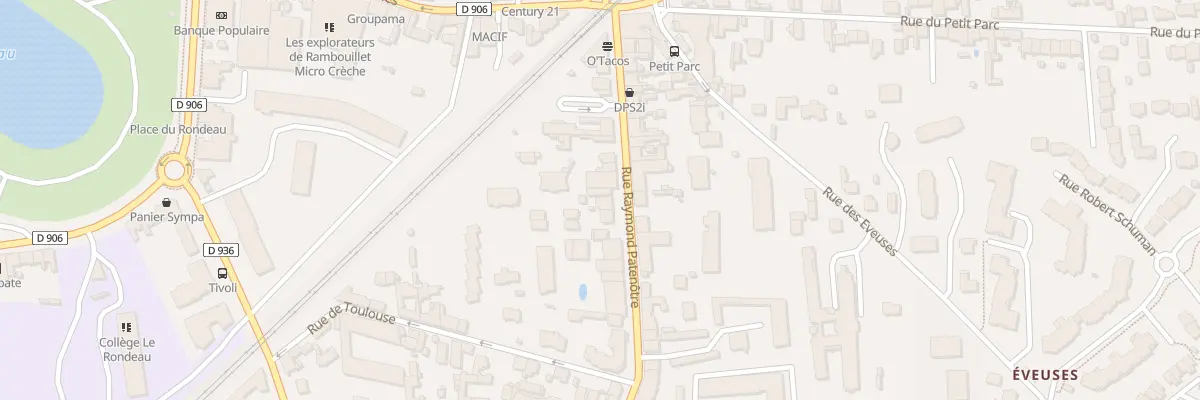 Plan du 26 Rue Raymond Patenôtre à Rambouillet