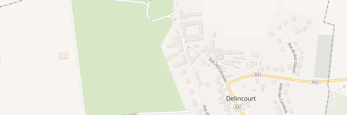 Plan du 14 Rue Moucheuse à Delincourt