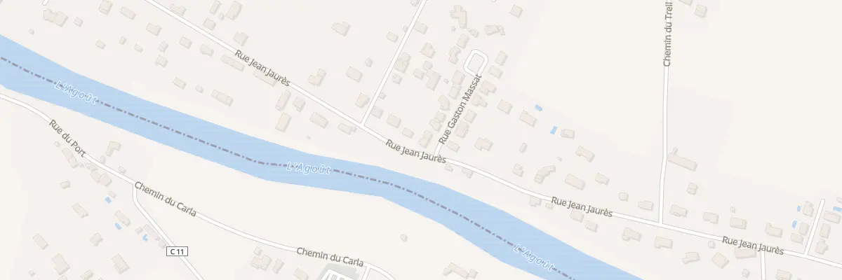 Plan du 1 Rue Gaston Massat à Labastide-Saint-Georges
