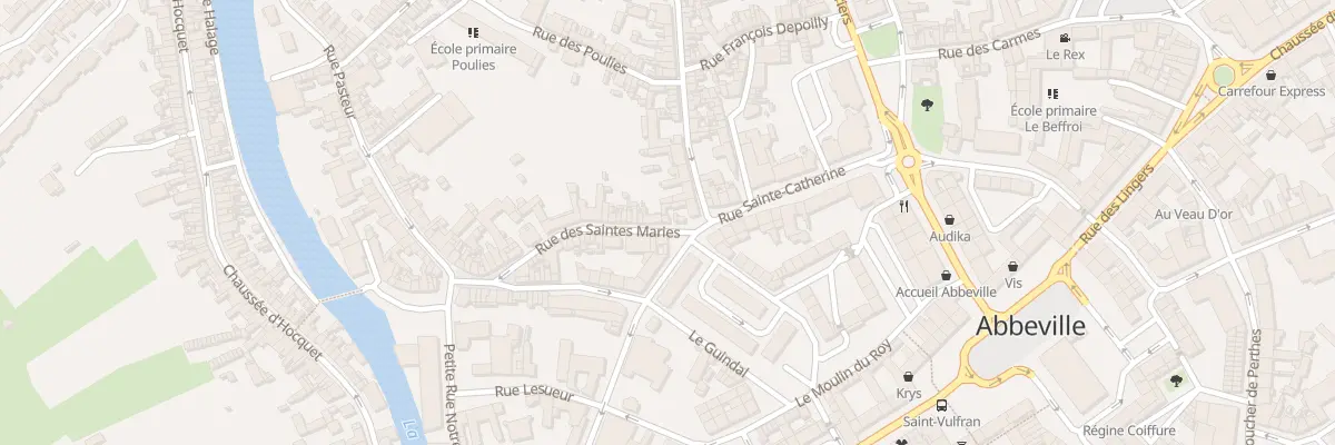 Plan du 8 Rue des Saintes Maries à Abbeville