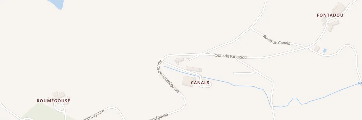 Plan du 5023 Canals à Féneyrols
