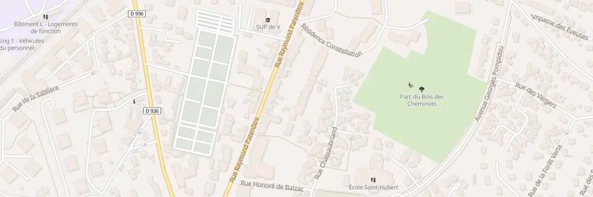 Plan du 61 Rue Raymond Patenôtre à Rambouillet