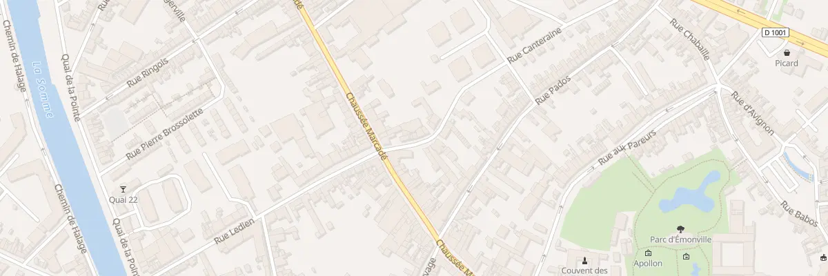 Plan du 7 Rue Canteraine à Abbeville