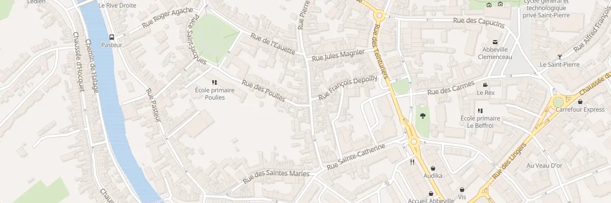 Plan du 21 Rue des Rapporteurs à Abbeville