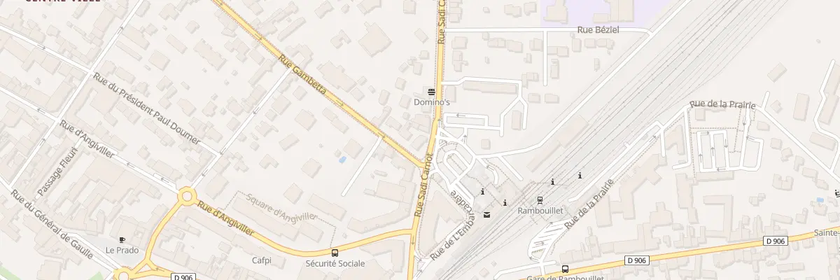 Plan du 13 Rue Sadi Carnot à Rambouillet