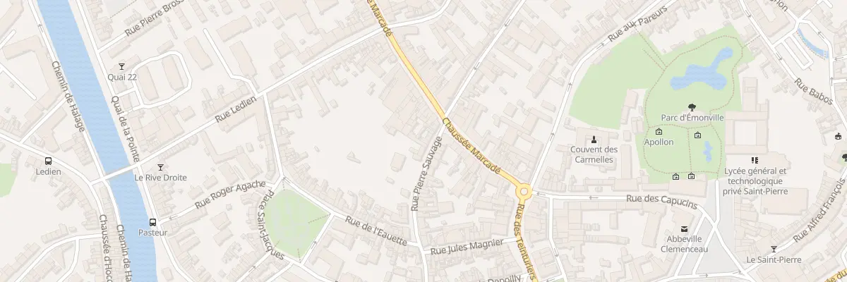 Plan du 25 Rue Pierre Sauvage à Abbeville