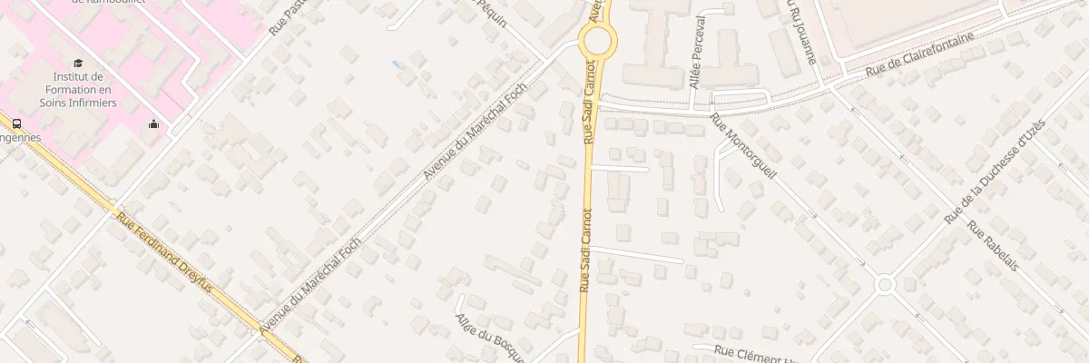 Plan du 73 Rue Sadi Carnot à Rambouillet