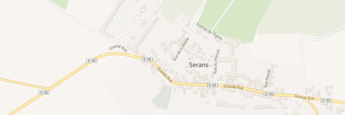 Plan du 52 Gr Grande Rue à Serans