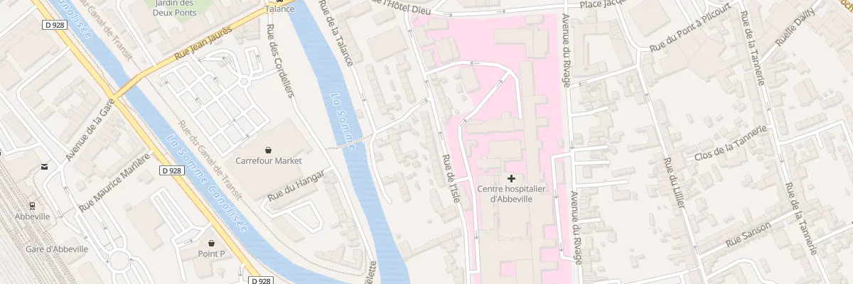 Plan du 34 Rue de l’Isle à Abbeville