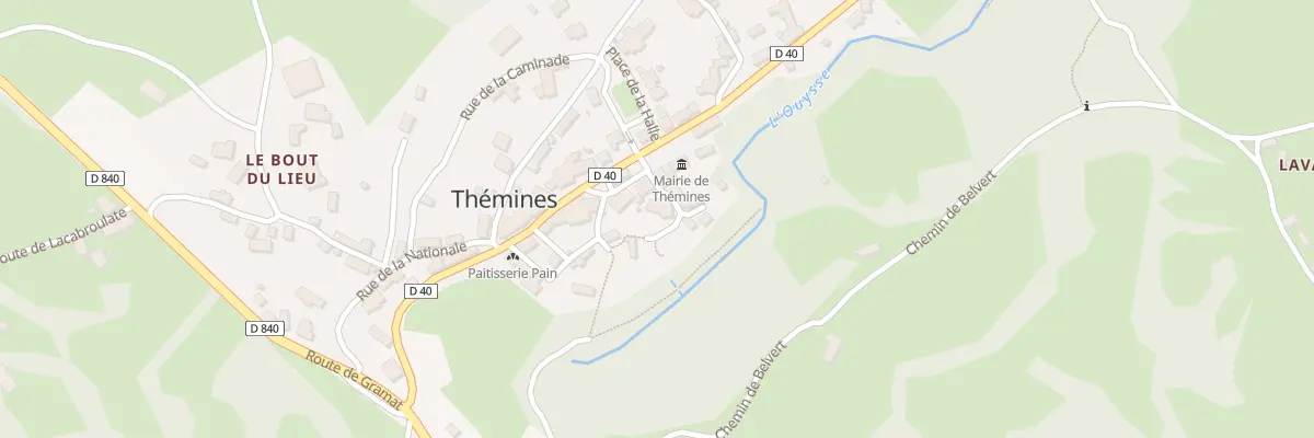 Plan du 5045 Themines à Thémines