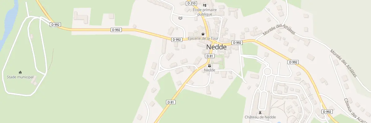 Plan du 36 Prom du Coudert à Nedde