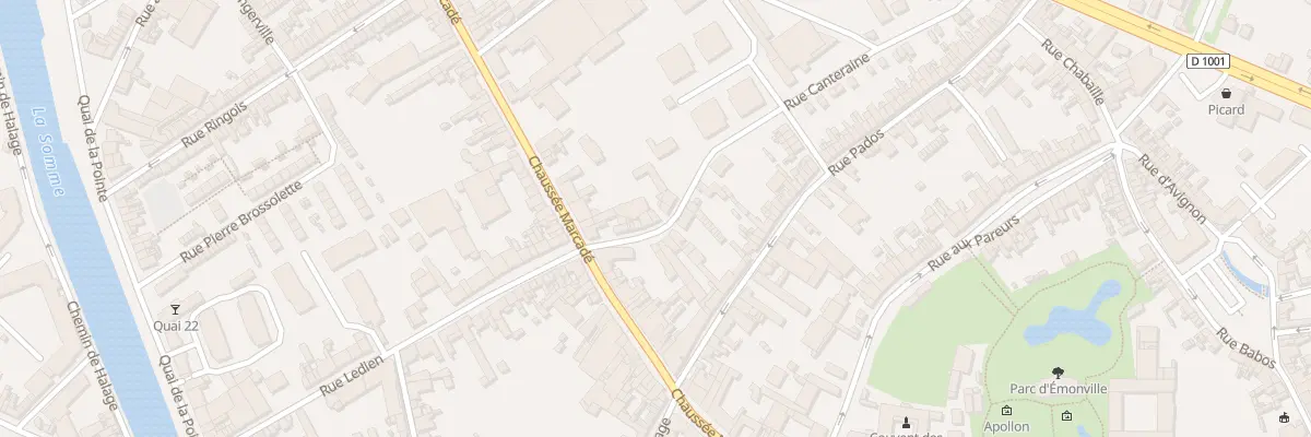 Plan du 15 Rue Canteraine à Abbeville