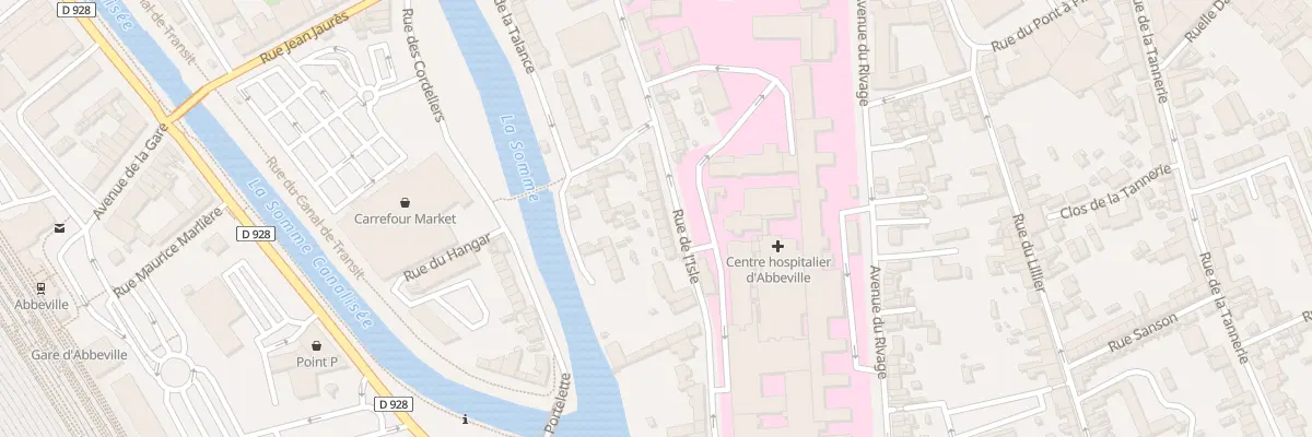 Plan du 40 Rue de l’Isle à Abbeville
