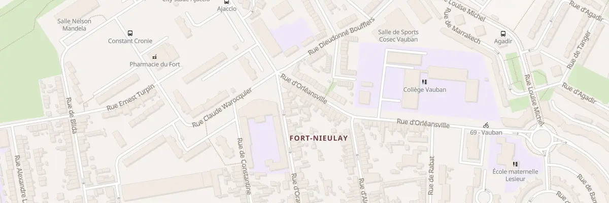 Plan du 617 Rue d’Orléansville à Calais