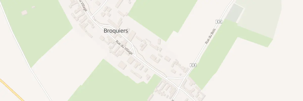 Plan du 14 Rue du Village à Broquiers