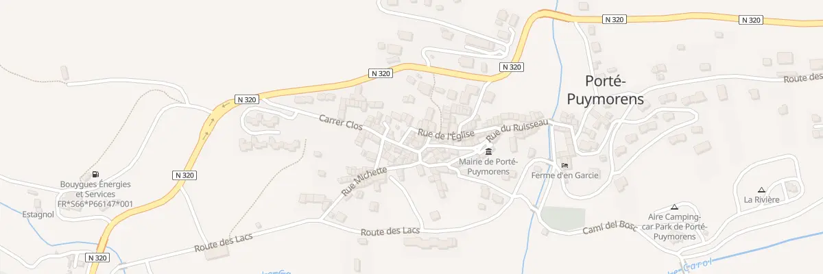 Plan du 5001F Le Village à Porté-Puymorens