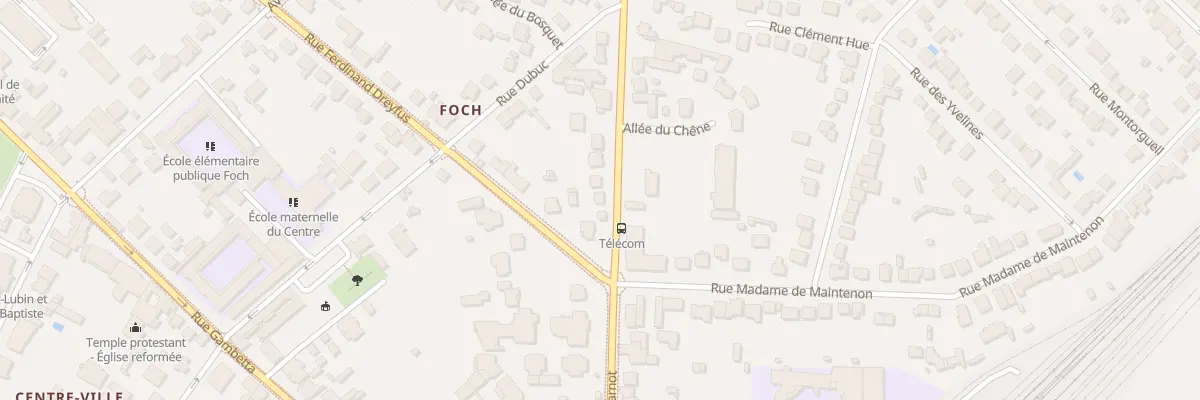 Plan du 43B Rue Sadi Carnot à Rambouillet