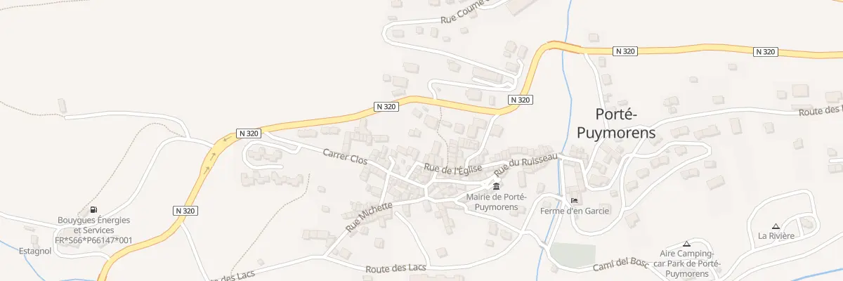 Plan du 217 Le Village à Porté-Puymorens