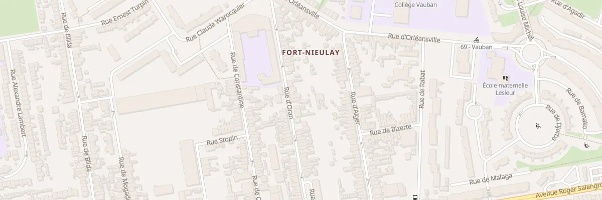 Plan du 48 Rue d’Oran à Calais