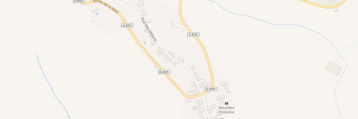 Plan du 4 Rue des Melons à Astaillac