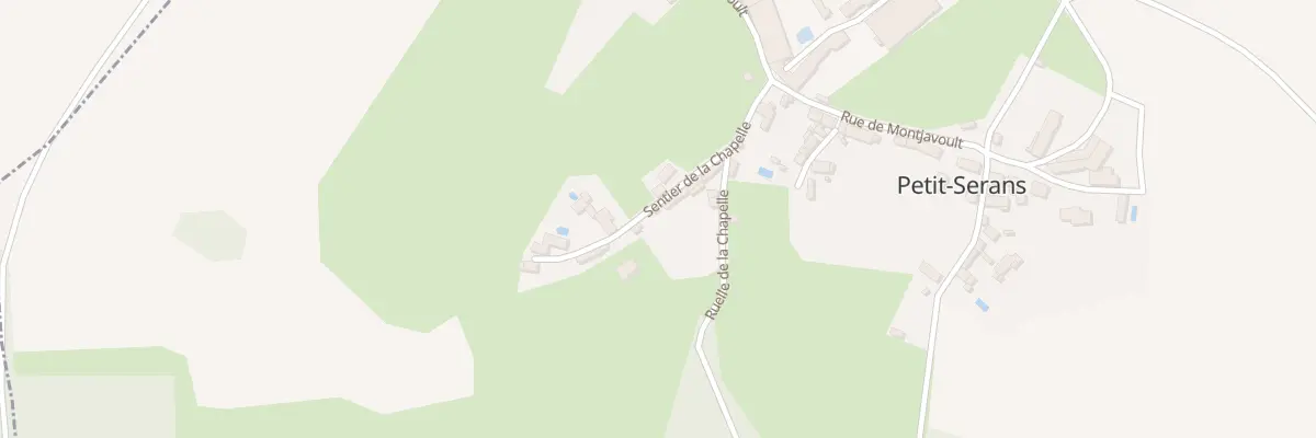 Plan du 9 Sen de la Chapelle à Serans