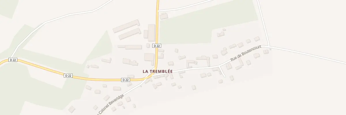 Plan du 1 Rue de Boutencourt à Flavacourt