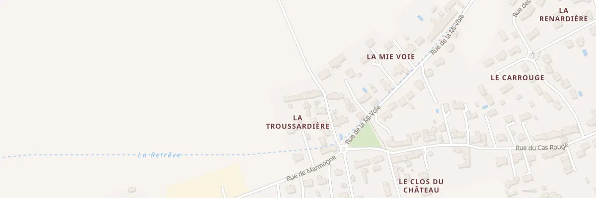 Plan du 118 Rue de la Toussardière à Gidy