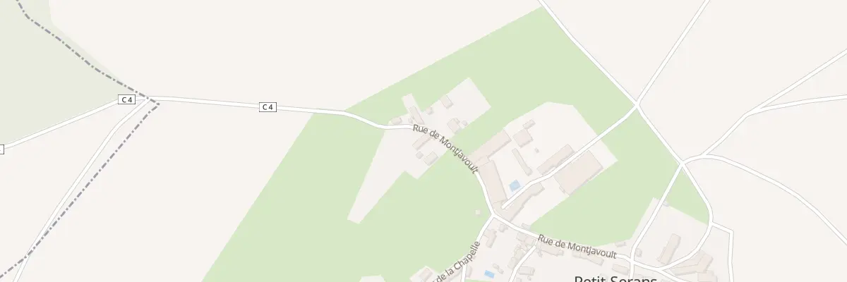 Plan du 8 Rue de Montjavoult à Serans
